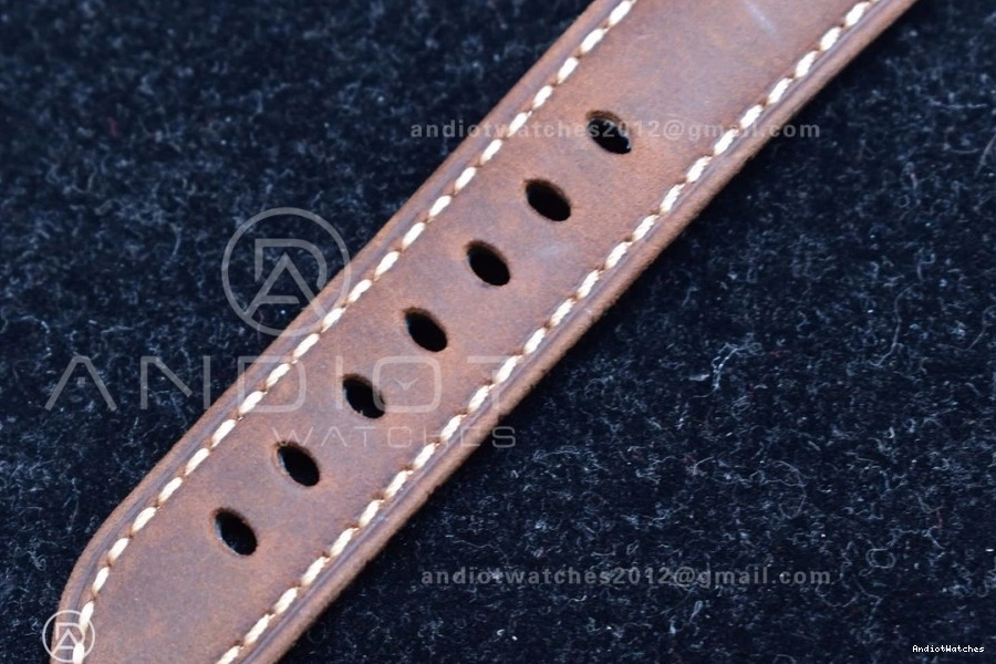 Luminor Strap Brown Edition Asso on Best White Due Dial Bold VSF 977 PAM1046 AXXXIV 0714
